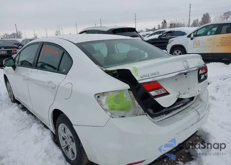 2013 Honda Civic Lx from USA, damaged, VIN 19XFB2F5XDE071822